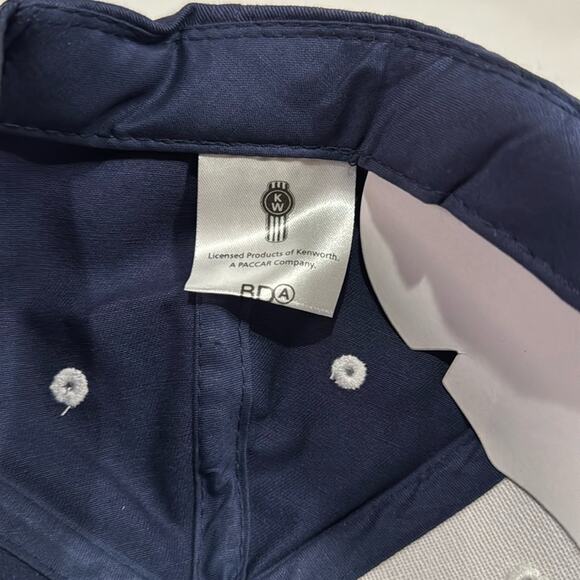 NWT Kenworth Navy Blue Cream Baseball Hat - Picture 6 of 6